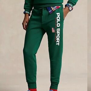 Ralph Lauren polo sports green sweat pants